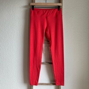 Yoga Reflex Bright Coral leggings sz: Med